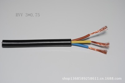 黑色挤压RVV 3*0.75电缆 全面解析与应用指南
